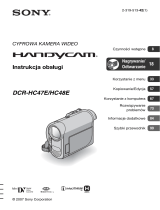 Sony DCR-HC47E Instrukcja obsługi