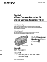 Sony DCR-TRV140E Instrukcja obsługi