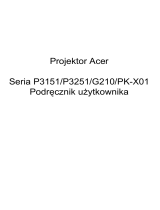 Acer P3251 Instrukcja obsługi