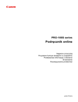 Canon PIXMA PRO-100S Instrukcja obsługi