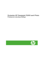 HP DesignJet Z3200 Photo Printer series instrukcja obsługi