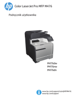 HP Color LaserJet Pro MFP M476 series Instrukcja obsługi