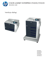 HP Color LaserJet Enterprise CP4525 Printer series Instrukcja obsługi