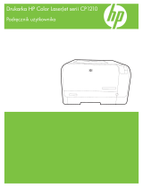 HP Color LaserJet CP1210 Printer series Instrukcja obsługi