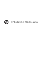 HP Deskjet Ink Advantage 2540 All-in-One Printer series Instrukcja obsługi