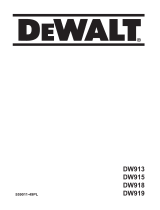 DeWalt DW913 Instrukcja obsługi