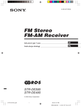 Sony STR-DE495 Instrukcja obsługi