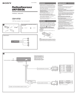 Sony CDX-GT23 Skrócona instrukcja obsługi