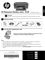 HP PHOTOSMART WIRELESS B109N Instrukcja obsługi
