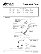 Moen CAL4721CP Exploded Parts View