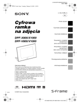 Sony DPF-X1000 Instrukcja obsługi