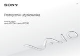 Sony VPCSA1B7E Instrukcja obsługi