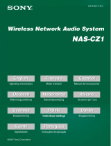 Sony NAS-CZ1 Instrukcja obsługi