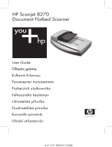 HP Scanjet 8270 Document Flatbed Scanner Instrukcja obsługi