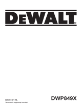 DeWalt DWP849X Instrukcja obsługi
