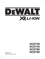 DeWalt DCD735 T 10 Instrukcja obsługi