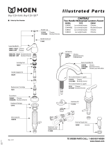 Moen CA4945 Exploded Parts View