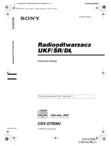 Sony CDX-GT929U Instrukcja obsługi