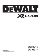 DeWalt DCH214 Instrukcja obsługi
