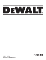 DeWalt DC013 Instrukcja obsługi