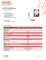 Toshiba DT01ACA200 Instrukcja obsługi