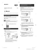 Sony SRS-X3 Skrócona instrukcja obsługi