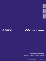 Sony NWZ-B153 Instrukcja obsługi