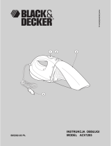 Black & Decker ACV1205 Instrukcja obsługi