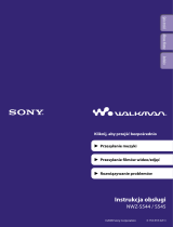 Sony NWZ-S544 Instrukcja obsługi