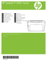 HP LaserJet P1500 Printer series instrukcja