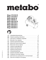 Metabo Mega 370/100 D Instrukcja obsługi