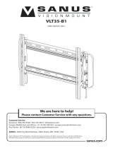 Sanus VLT35-B1 Instrukcja obsługi