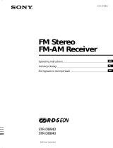 Sony STR-DB940 Instrukcja obsługi