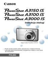 Canon Powershot A3100 IS instrukcja