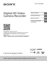 Sony HDR-PJ270E Instrukcja obsługi