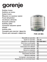 Gorenje FDK20MG Instrukcja obsługi