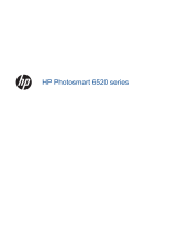 HP Photosmart 6520 e-All-in-One Printer series Instrukcja obsługi