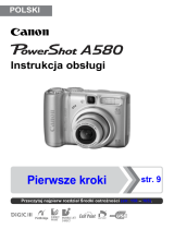 Canon PowerShot A580 instrukcja