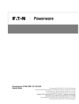 Eaton Powerware 9140 Instrukcja obsługi