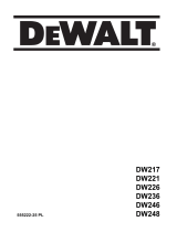 DeWalt DW246 Instrukcja obsługi
