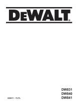 DeWalt DW831 Instrukcja obsługi