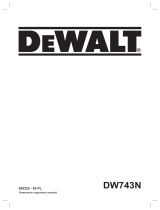 DeWalt DW743N Instrukcja obsługi