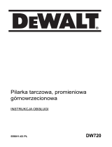 DeWalt DW720K Instrukcja obsługi