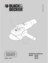 BLACK+DECKER CD105 Instrukcja obsługi