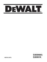 DeWalt D26501 Instrukcja obsługi