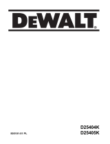 DeWalt D25404K Instrukcja obsługi