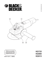Black & Decker KG725 Instrukcja obsługi