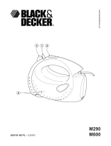 Black & Decker M290 Instrukcja obsługi
