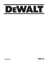 DeWalt DW712N Instrukcja obsługi