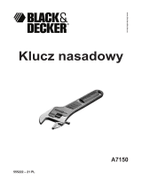 BLACK DECKER A7150 T1 Instrukcja obsługi